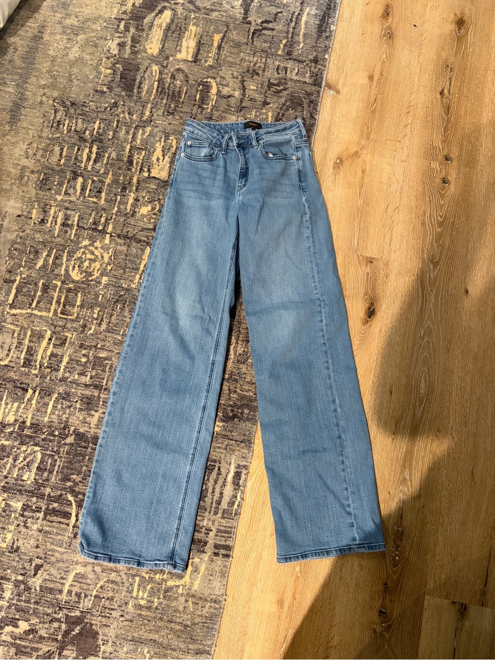 Wide Leg Light Blue Women's Jeans